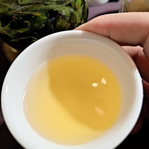 Li Shan tea region — misty high-altitude oolong tea garden